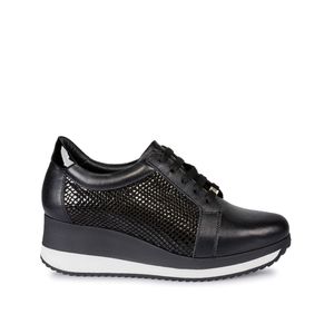 Zapato Oxford Casual ALE-2461 Negro Viale Cuero