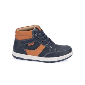 Botin Derby Casual ALEX-038 Azul Rabbit Cuero