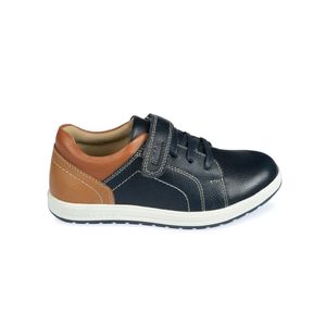 Zapato Derby Casual ANGEL-053 K Azul Rabbit Cuero