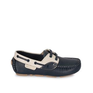 Zapato Top Sider Casual ANGEL-067 K Azul/Hue Rabbit Cuero