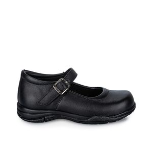 Zapato Escolar Reina Casual ANGELA-009 Negro Rabbit Cuero