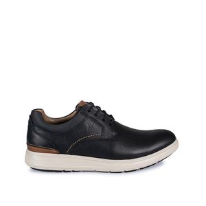 Zapato Derby Casual ANGELO-067 Negro Viale Homme Cuero