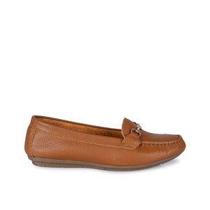 Zapato Mocasín Casual CORE-2401 Natural Viale Cuero