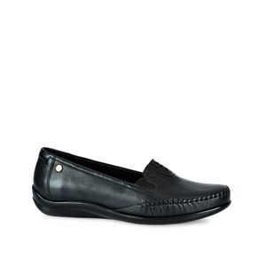 Zapato Mocasín Casual AVE-2412 Negro Viale Cuero