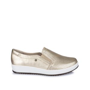 Zapato Slip On Casual DENI-2201 Dorado Viale Cuero