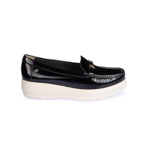 Zapato Mocasín Casual DENI-2313 Negro Viale Cuero