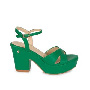 Sandalia D'orsay Casual DEX-222 Verde Piazza