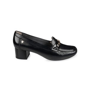 Zapato Mocasín Casual DENI-2314 Negro Viale Cuero