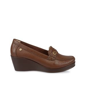 Zapato Mocasín Casual DOM-2401 Marron Viale Cuero