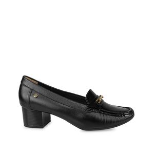 Zapato Mocasín Casual DENI-2414 Negro Viale Cuero