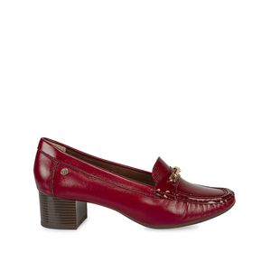 Zapato Mocasín Casual DENI-2414 Vino Viale Cuero