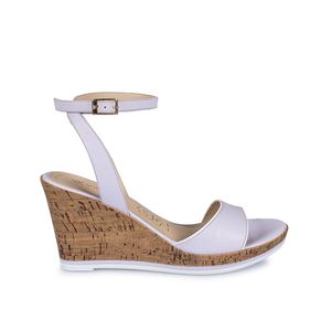 Sandalia D'orsay Casual DAYA-2402 Lavanda Viale Cuero