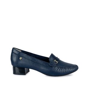 Zapato Mocasín Casual DENI-2415 Azul Viale Cuero