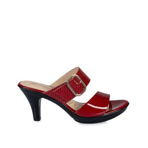 Sandalia X-Strap Casual DAYA-2404 Rojo Viale Cuero