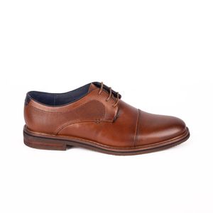 Zapato Derby Casual ESTEFANO-048 Natural Viale Homme Cuero