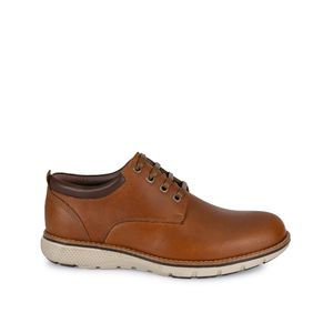 Zapato Derby Casual ESTEFANO-192 Habano Viale Homme Cuero