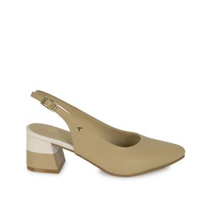 Zapato Stiletto Casual DON-141 Beige Piazza