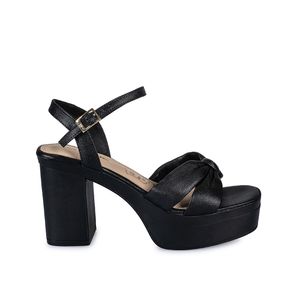 Sandalia D'orsay Casual ECO-2401 Negro Viale Cuero