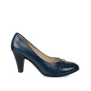 Zapato Reina Casual ECO-2415 Azul Viale Cuero