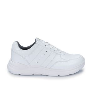 Zapatilla Escolar Casual JOSE-017 Blanco Viale Homme Cuero