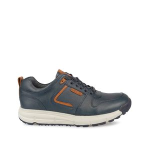 Zapatilla Casual JOSE-038 Azul Viale Homme Cuero