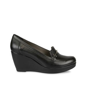 Zapato Mocasín Casual LINDA-2420 Negro Viale Cuero