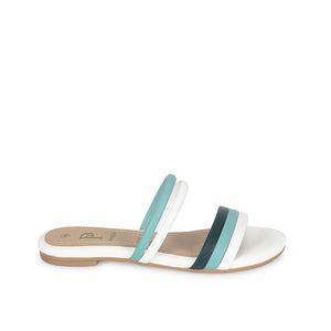 Sandalia Slide Casual MAVI-102 Blan/Cele Piazza