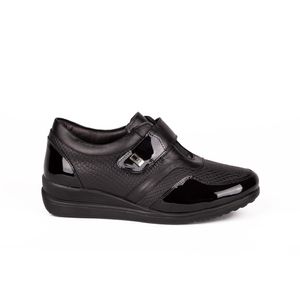 Zapatilla Casual REC-2001 Negro Viale Cuero