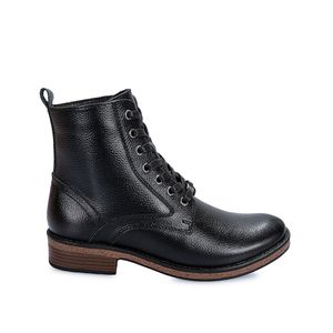 Botin Derby Casual RUSSO-2401 Negro Viale Cuero