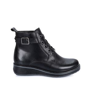 Botin Derby Casual RUSSO-2403 Negro Viale Cuero