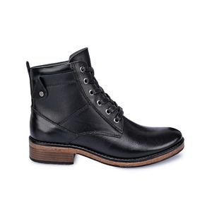 Botin Derby Casual RUSSO-3162 Negro Viale Cuero