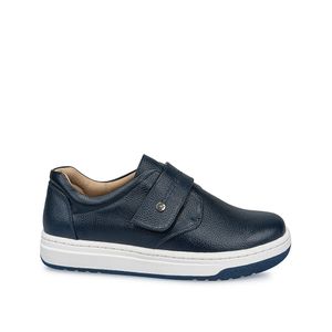 Zapato Slip On Casual SHAM-2410 Azul Viale Cuero