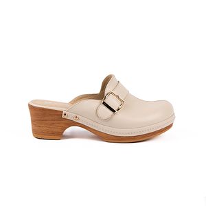 Zapato Sueco Casual SOFI-2309 Vainilla Viale Cuero