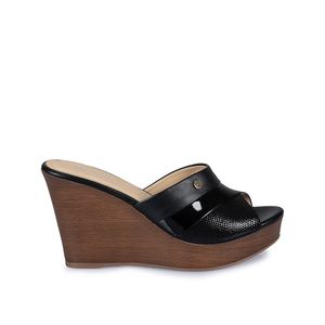 Sandalia Slide Casual SOFI-2405 Negro Viale Cuero