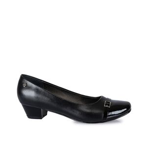 Zapato Reina Vestir TATI-2425 Negro Viale Cuero