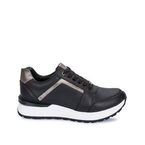 Zapatilla Casual TERI-2401 Negro Viale Cuero