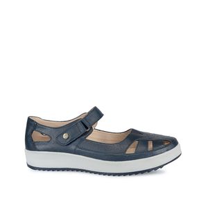 Zapato Canasta Casual WIL-2420 Azul Viale Cuero