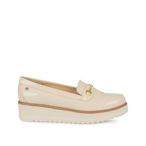 Zapato Mocasín Casual TATI-2426 Vainilla Viale Cuero