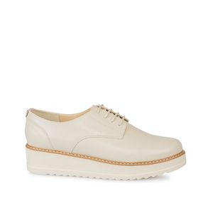 Zapato Oxford Casual TATI-2429 Blan/Off Viale Cuero