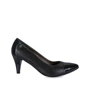 Zapato Reina Vestir TATI-2421 Negro Viale Cuero