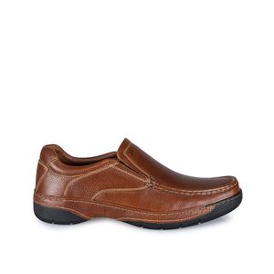 Zapato Slip On Casual MATEO-066 Natural Viale Homme Cuero