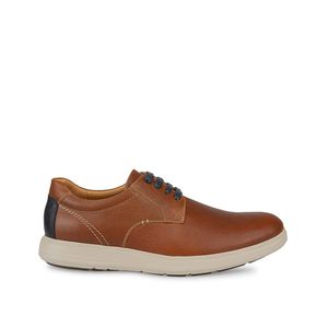 Zapato Derby Casual ANGELO-092 Miel Viale Homme Cuero