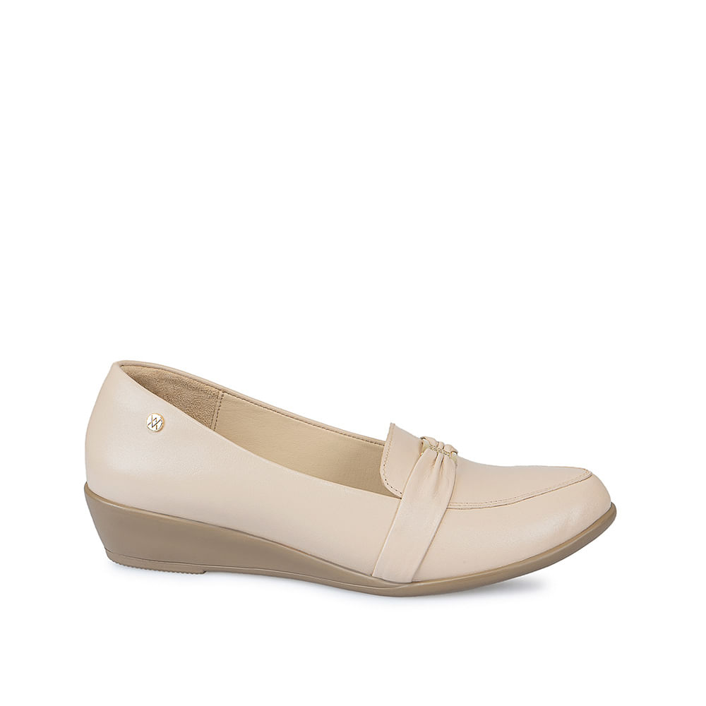 Zapato Mocasín Casual Mujer Cuero Viale Palo/Rosa VIALE