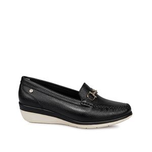 Zapato Mocasín Casual DENI-2416 Negro Viale Cuero