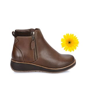 Botin Jodhpur Casual RUSSO-2402 Nutria Viale Cuero