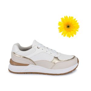 Zapatilla Casual OLGA-004 Blan/Beig Piazza