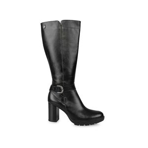 Bota Alta  Casual FER-2431 Negro Viale Cuero