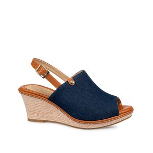 Sandalia Sueco Casual MULTI-322 Azul Piazza