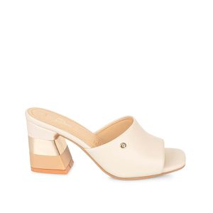 Sandalia Slide Casual KATHE-2504 Hueso Piazza