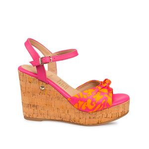 Sandalia D'Orsay Casual WAL-2532 Fucsia Piazza